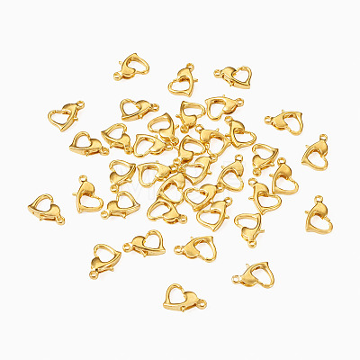 Alloy Lobster Claw Clasps FIND-TAG0001-03G-1