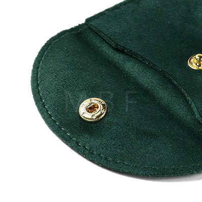 Velvet Jewelry Storage Pouches with Snap Button for Bracelets Necklaces Earrings ABAG-P013-01C-1