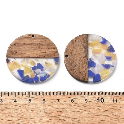 Resin and Walnut Pendants FIND-R051-05C-1