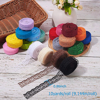 Nonelastic Lace Trim OCOR-WH0054-1