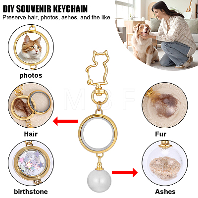 Glass Openable Perfume Bottle Pendant Decorations HJEW-DR00317-1