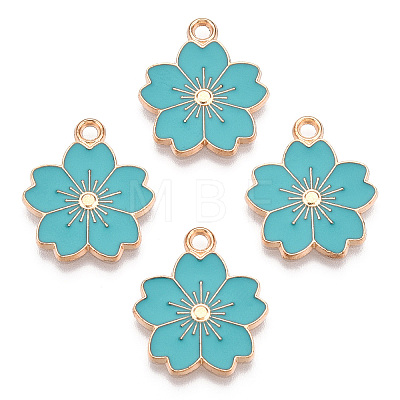 Alloy Enamel Pendants ENAM-S121-115G-1