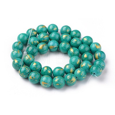 Natural Jade Beads Strands G-F670-A01-8mm-1