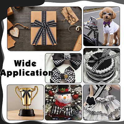 3 Rolls 3 Styles Polyester Ribbons OCOR-WH0120-53-1