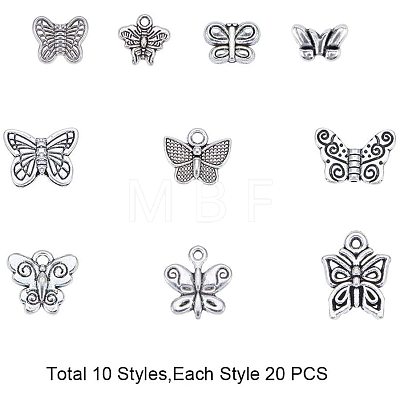 Tibetan Style Alloy Charms PALLOY-PH0012-31-1