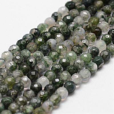 Natural Moss Agate Beads Strands G-D840-25-4mm-1