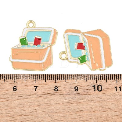 Alloy Enamel Pendants AL-CBA6AEB-01G-02-1