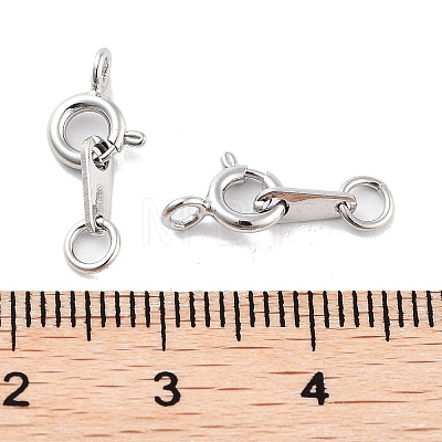 925 Sterling Silver Spring Ring Clasps LS-STER-H111-06P-1
