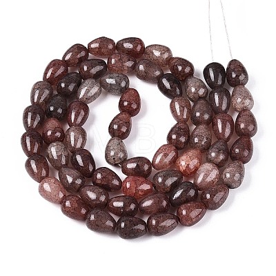Baking Paint Crackle Glass Beads Strands DGLA-N019-03A-13-1