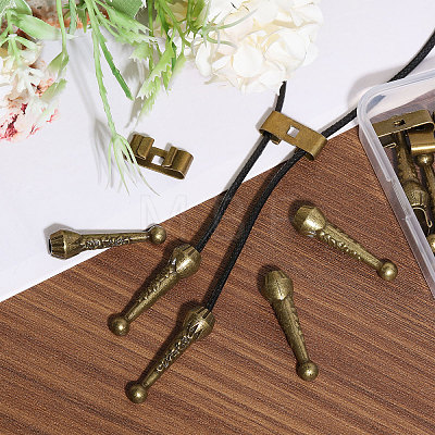 DIY Iron Bolo Tie Making Finding Kit FIND-CA0008-98-1