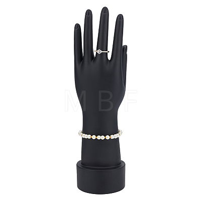 Plastic Female Mannequin Left Hand Wedding Gloves Display Holder ODIS-WH0027-060-1