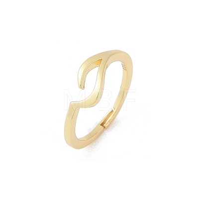 Brass Finger Rings for Women KK-P299-10G-1