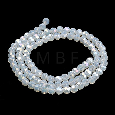 Imitation Jade Glass Beads Stands EGLA-A035-J6mm-B06-1