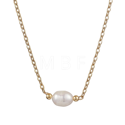 Mother's Day Jewellery Natural Cultured Freshwater Pearl Pendant Necklaces X-NJEW-JN05134-03-1