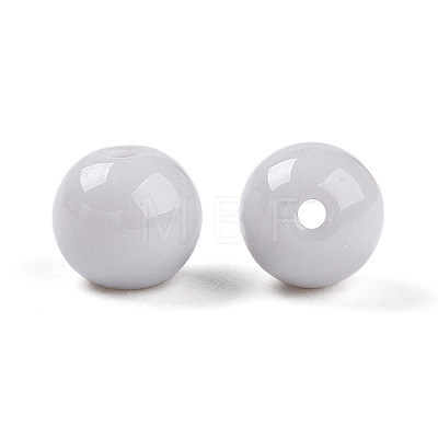 Opaque Solid Color Glass Beads LS-GLAA-N007-8mm-A08-1