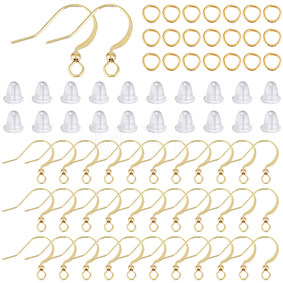 300Pcs Brass Earring Wire KK-SC0004-84G-1