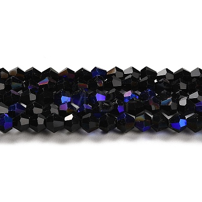 Opaque Solid Color Electroplate Glass Beads Strands LS-EGLA-A039-P2mm-L17-1