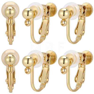 20Pcs 316 Stainless Steel Clip-on Earring Findings STAS-BBC0008-59G-1