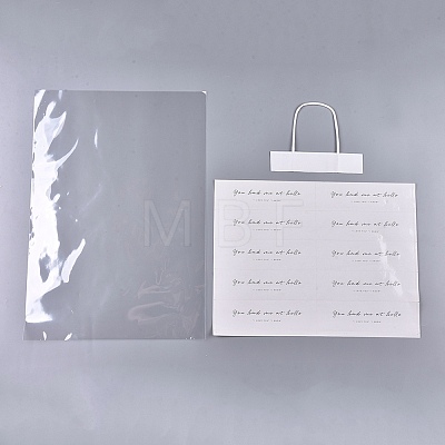 Transparent BOPP Plastic Gift Bag ABAG-F003-01C-1