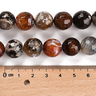 Natural Fire Crackle Agate Beads Strands G-L595-A02-01F-1