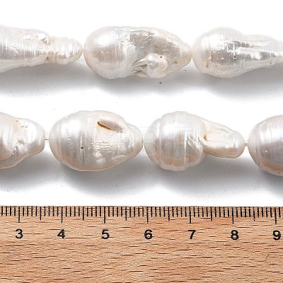 Natural Nucleated Pearl Beads Strands PEAR-B004-15H-01A-1