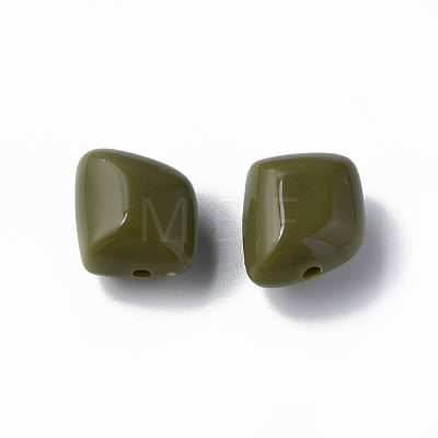 Opaque Acrylic Beads MACR-S373-15A-A11-1