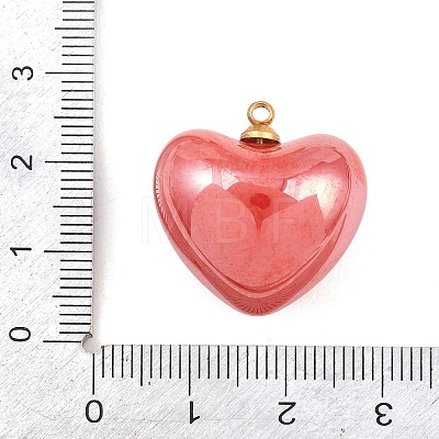 304 Stainless Steel Resin Pendants STAS-K322-10A-01-1