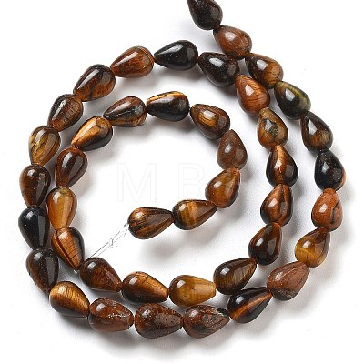 Natural Tiger Eye Beads Strands G-B106-A24-02-1