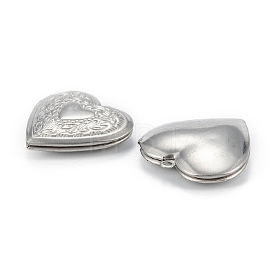 Non-Tarnish 316 Surgical Stainless Steel Locket Pendants X-STAS-C026-01P-1