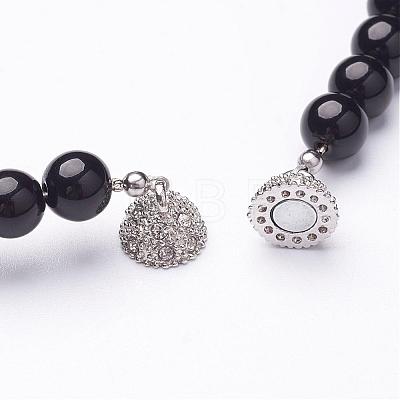 Mixed Gemstone Beaded Necklaces NJEW-JN01753-1