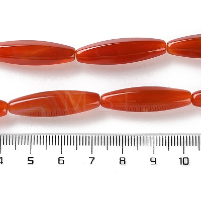 Natural Agate(Dyed & Heated) Beads Strands G-M446-A01-01B-1