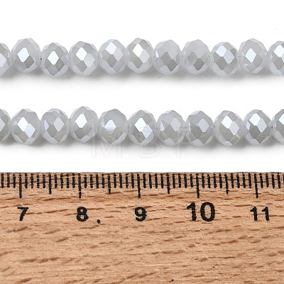 Electroplate Glass Beads Strands X-GLAA-K027-PL-A08-A-1