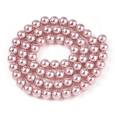 Glass Pearl Beads Strands HY-G002-01C-14-1