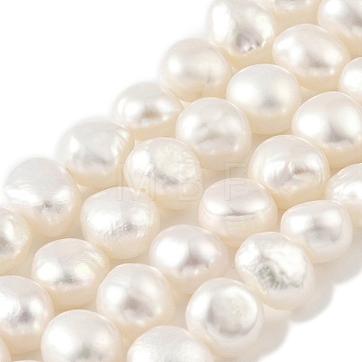 Natural Cultured Freshwater Pearl Beads Strands PEAR-A006-08C-1