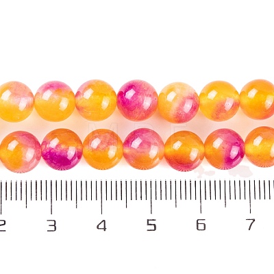 Natural Malaysia Jade Beads Strands G-A146-8mm-C15-1