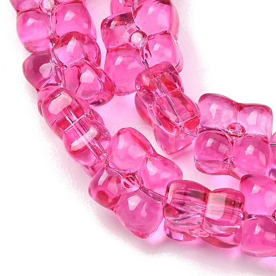 Transparent Glass Beads Strands GL-CBAAE04-01E-1