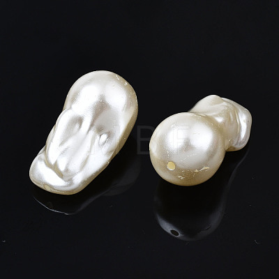 ABS Plastic Imitation Pearl Beads KY-T023-032-1