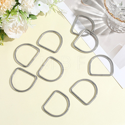 304 Stainless Steel D Rings STAS-CP0001-05D-1