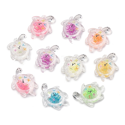 Luminous Transparent Acrylic Pendants TACR-P010-02-1