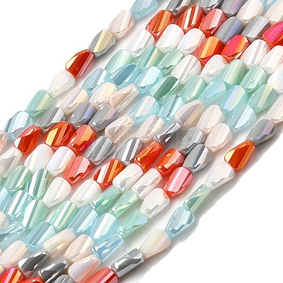 Electroplate Glass Beads EGLA-D300-01A-04-1