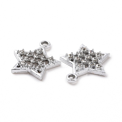 Alloy Rhinestone Pendants ALRI-C008-35P-1