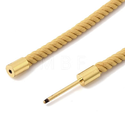 3MM Round Nylon Milan Cord Necklaces Making BJEW-H642-01G-26-1