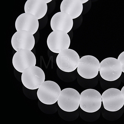 Transparent Glass Beads Strands GLAA-T032-T4mm-MD13-1