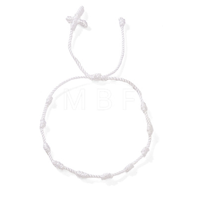 Bohemian Knotted Braided Nylon Cord Bracelets UQ5107-11-1