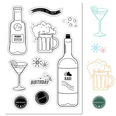 Custom PVC Plastic Clear Stamps DIY-WH0439-0052-1