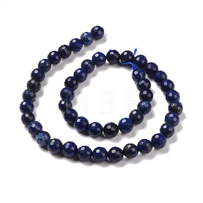 Dyed Natural Lapis Lazuli Beads Strands G-E571-16B-1