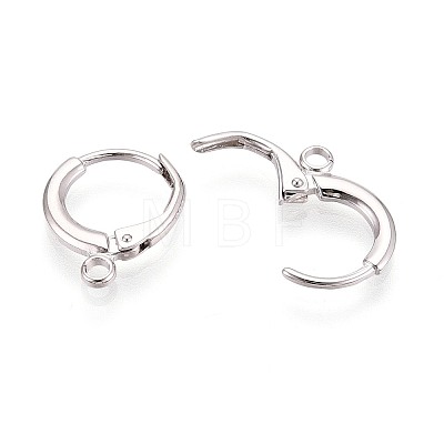 925 Sterling Silver Hoop Earring Findings STER-N016-59P-1