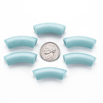 Opaque Acrylic Beads MACR-S372-001B-15-5209-1