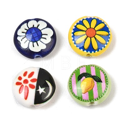 Printed Handmade Porcelain Beads PR-CBA938E-02-1