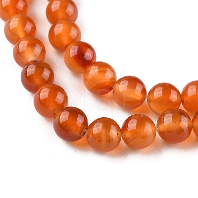 Natural Carnelian Beads Strands X-G-G0003-C06-1